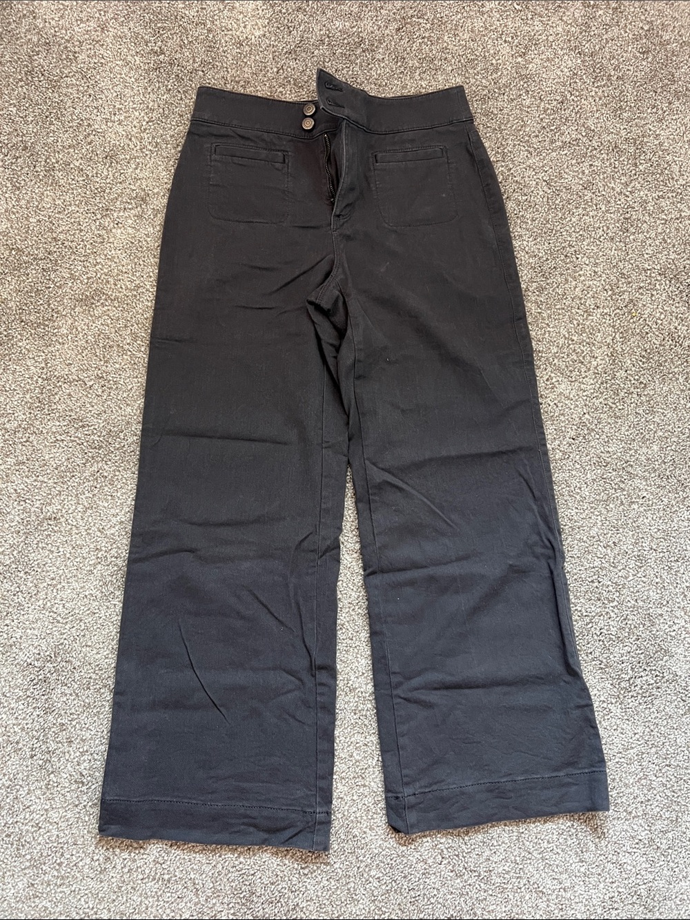 LOFT The Palmer Wide Leg High-Waist Pants